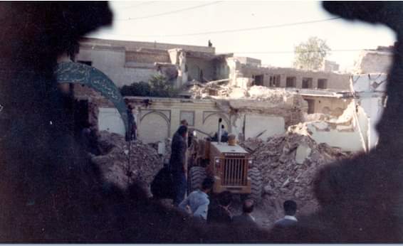 تخریب بیت مبارک در شیراز